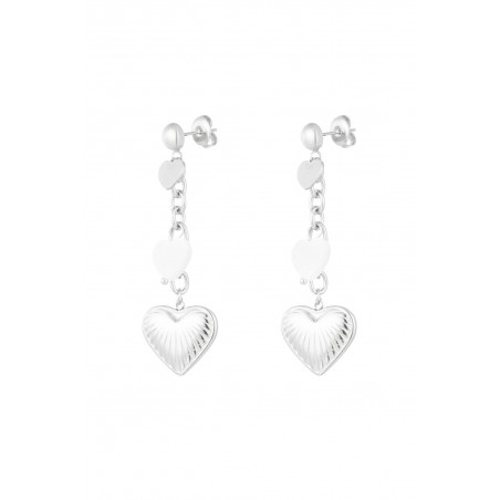Oorbellen Lovers Life (zilverkleurig)